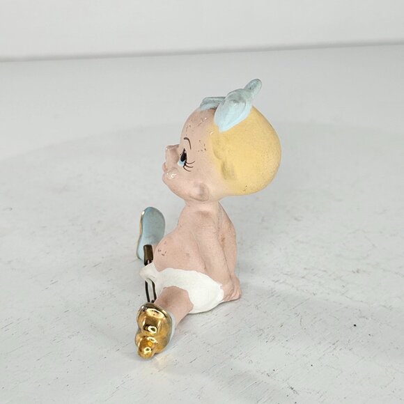 Freeman McFarlin Baby Skating Figurine Diaper Pin - Picture 4 of 8